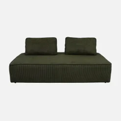 Sofá modular de pana, 2 plazas