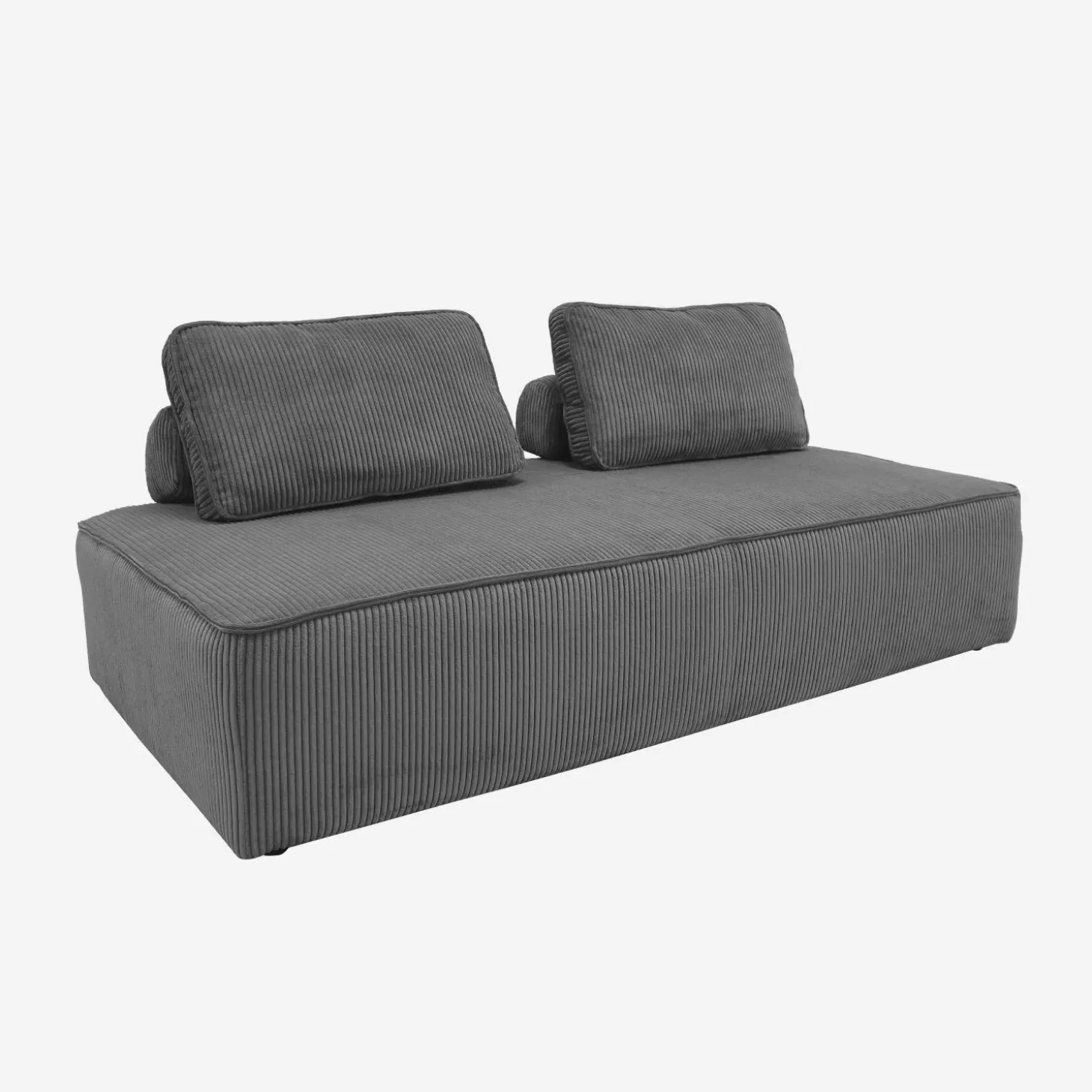 Sofá modular de pana, 3 plazas