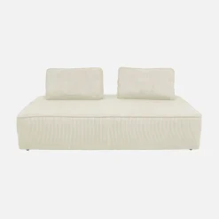 Sofá modular de pana, 4 plazas