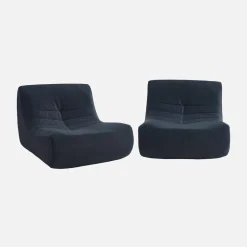 Sofá modular de terciopelo, 2 plazas