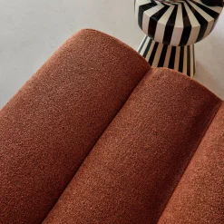 Sofá modular en borreguito texturizado, 2 plazas