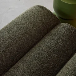 Sofá modular en borreguito texturizado