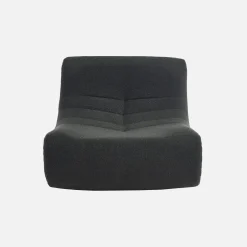 Sofá modular en borreguito texturizado, 3 plazas