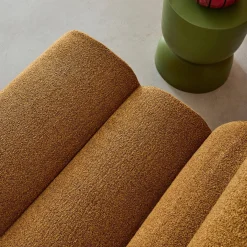 Sofá modular en borreguito texturizado
