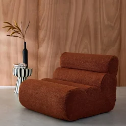 Sofá modular en borreguito texturizado