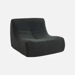 Sofá modular en borreguito texturizado, 2 plazas