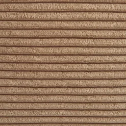 Sofá modular esquinero con reposapiés de terciopelo de pana fina, 7 plazas