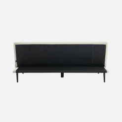 Sofá-cama en terciopelo de pana fina, 3 plazas