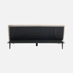 Sofá-cama en terciopelo de pana fina, 3 plazas