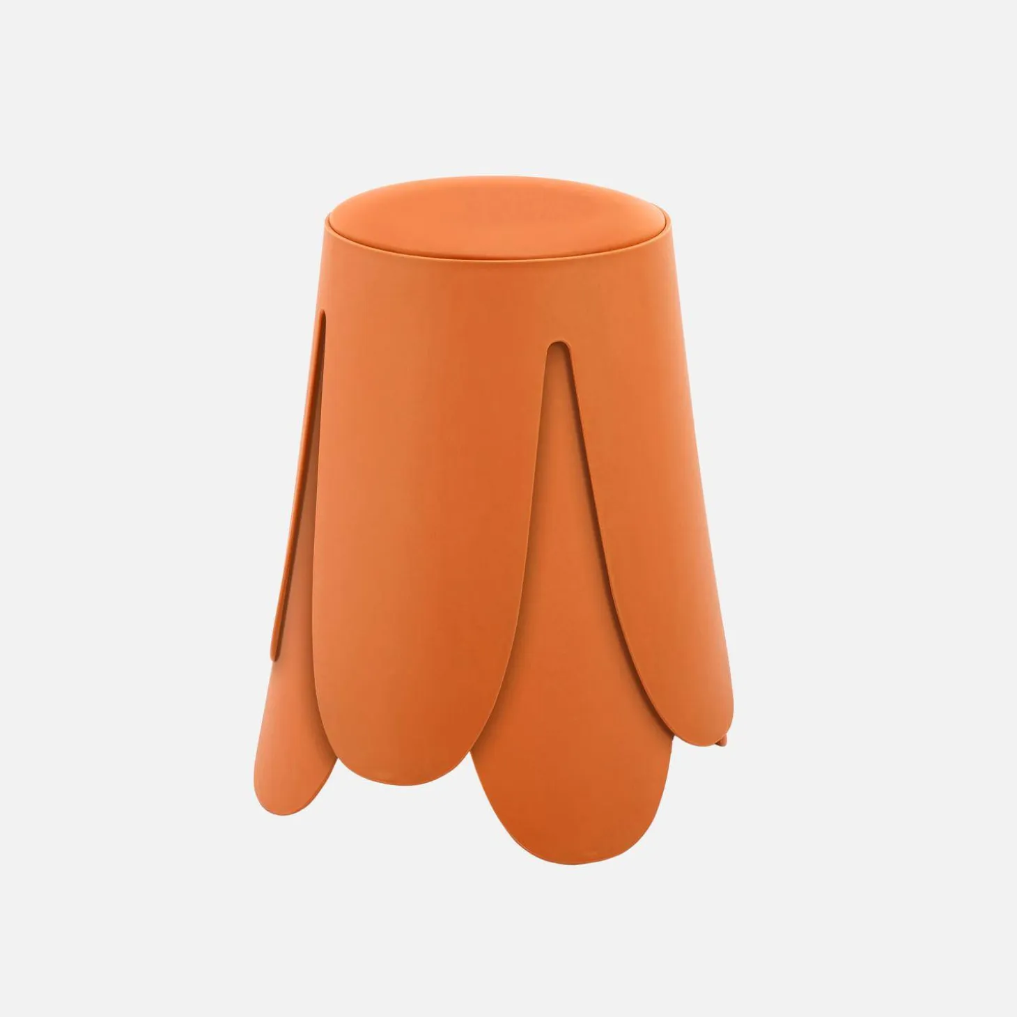 Taburete apilable cuero sintético, set de 2