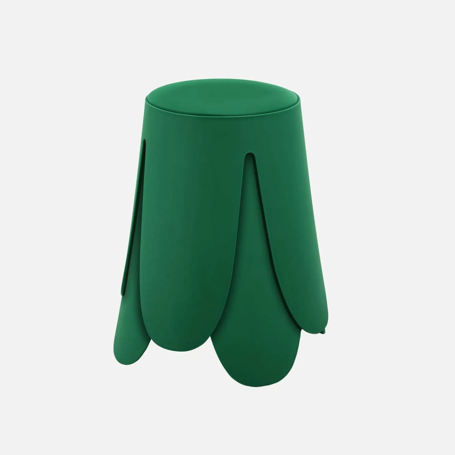 Taburete apilable cuero sintético, set de 2