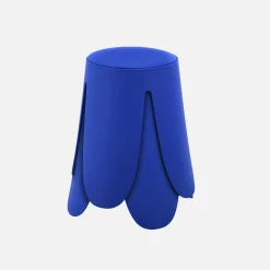 Taburete apilable cuero sintético, set de 2