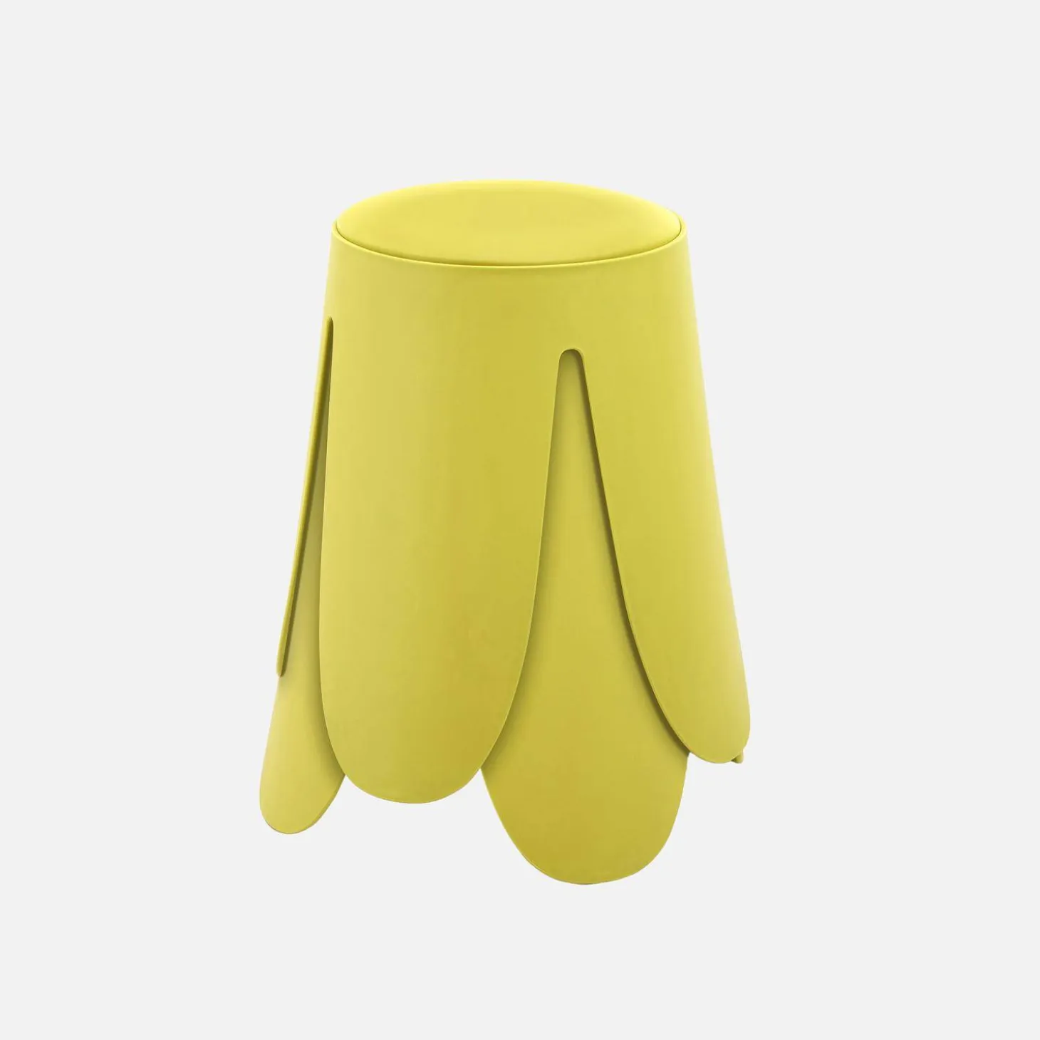 Taburete apilable cuero sintético, set de 2