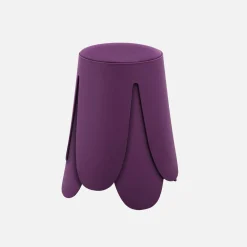 Taburete apilable cuero sintético, set de 2
