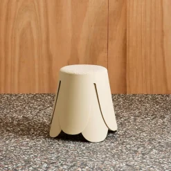 Taburete apilable infantil borreguito texturizada, set de 2