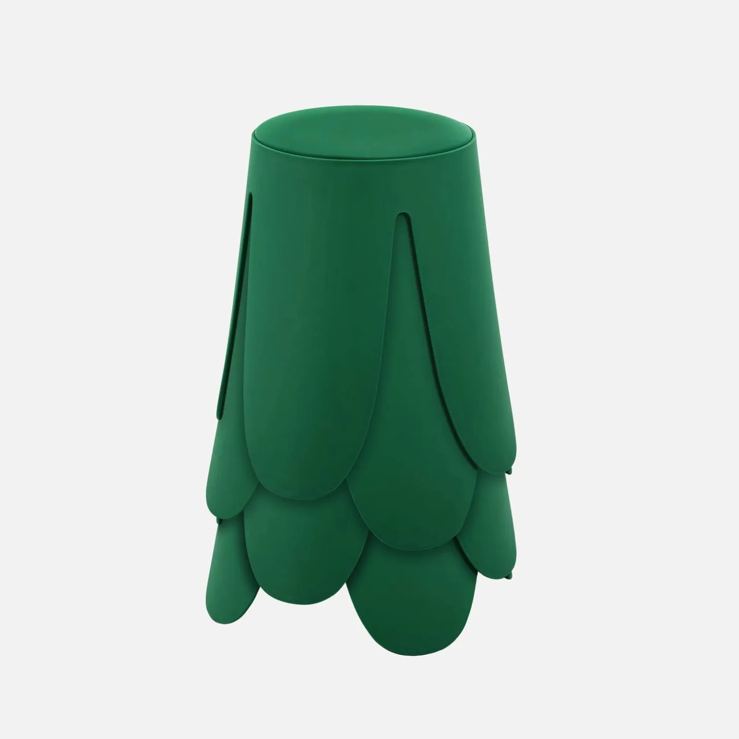 Taburete apilable polipiel, set de 4
