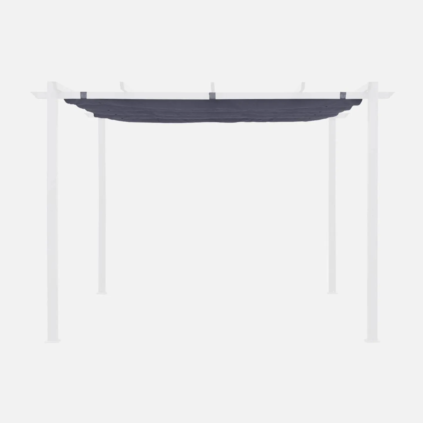 Toldo de techo de pérgola 3x3m