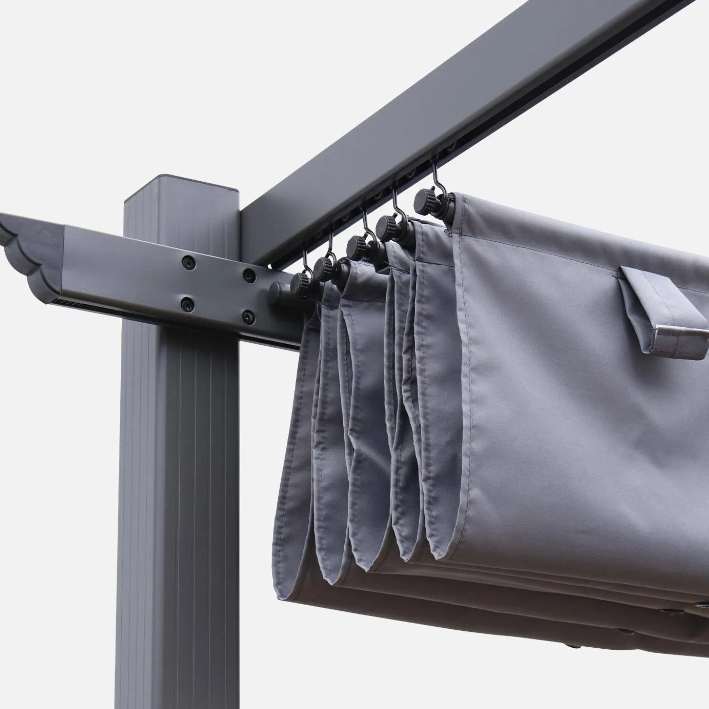 Toldo de techo de pérgola 3x3m