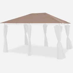 Toldo de techo para pérgola 3x4m