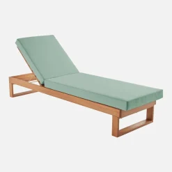 Tumbona de madera de eucalipto, multiposiciones